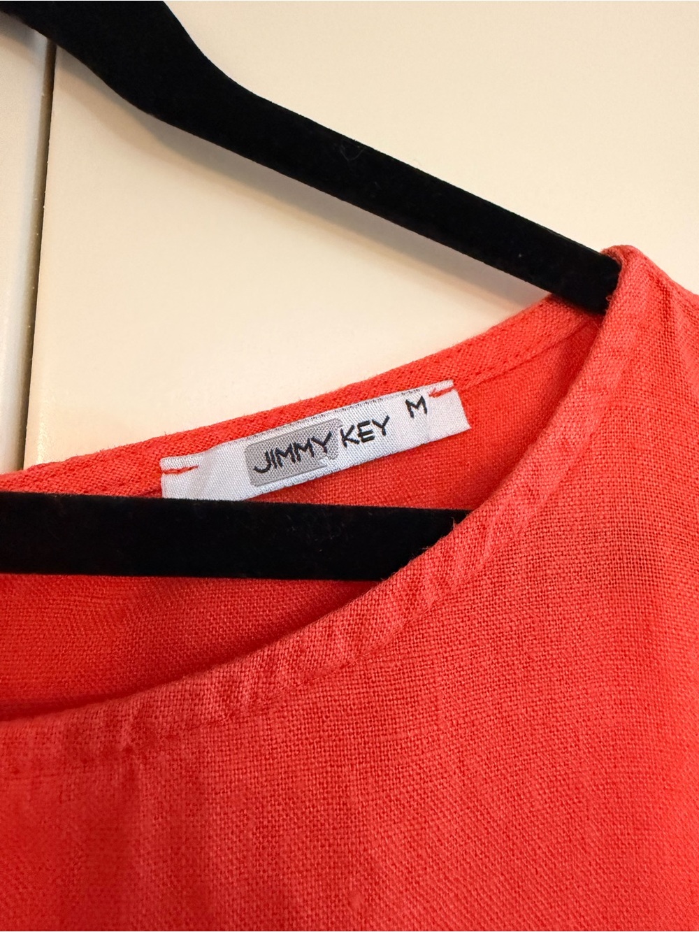 Jimmy Key 100% Linen Sleeveless Shift with Pockets! Dress Sz M - Picture 3 of 3